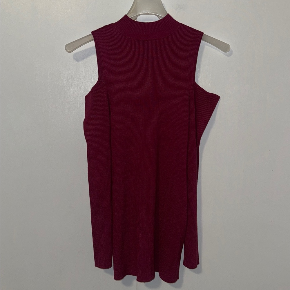 Torrid Ribbed Knit Cold Shoulder Top NEW 1 1X 14-16 - Picture 6 of 12